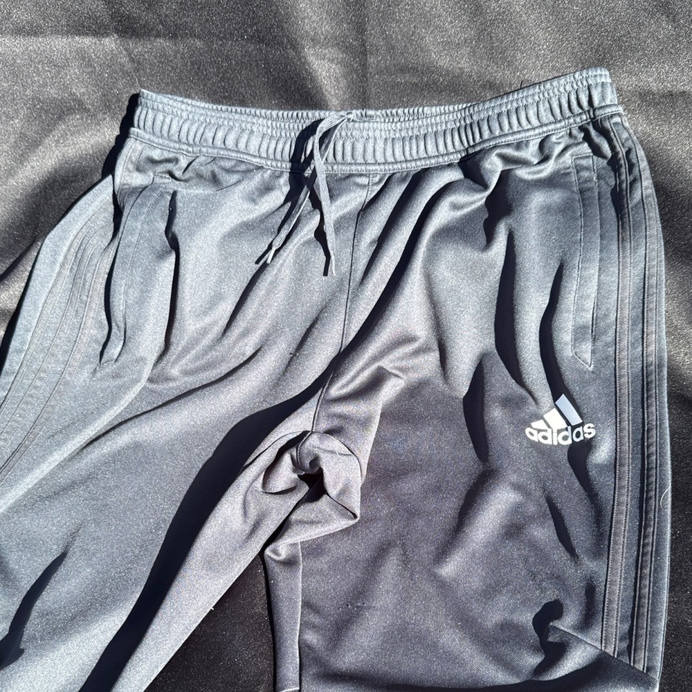 Adidas Charcoal Joggers with Logo